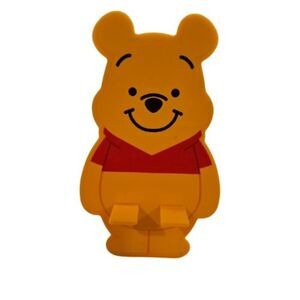 Disney Winnie the Pooh Smartphone Cell Stand Daiso Yellow Desktop Holder USED